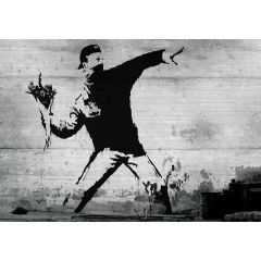 3026 - Huligan z kwiatami Banksy