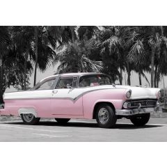 13332 - Stare różowe auto