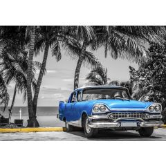 13335 - Stare niebieskie auto 