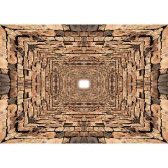2907 - Tunel z kamieni 3D